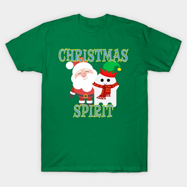 Christmas Spirit T-Shirt by Dead Is Not The End